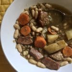 lentil bean sausage soup