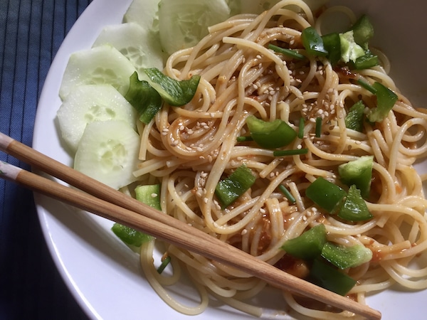 Spicy Sesame Noodles Recipe for One Person