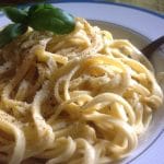 linguine with garlic and olive oil