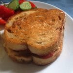 strawberry balsamic grilled cheese