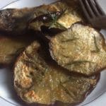 rosemary olive oil broiled eggplant