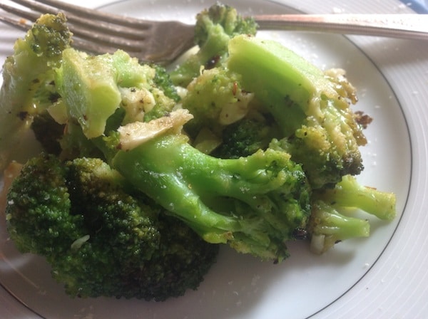 oven roasted lemon garlic broccoli