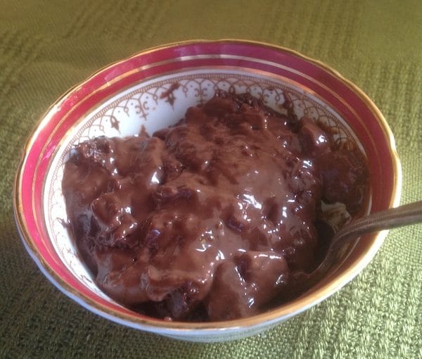 Single Serving Double Dark Chocolate Pudding Recipe