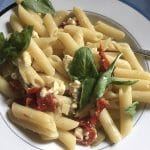 penne with feta cheese and sundried tomatoes